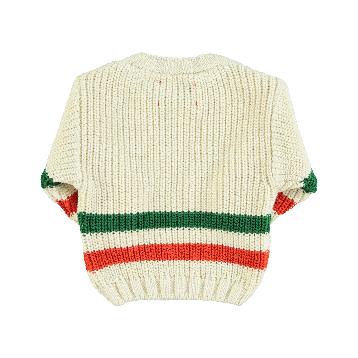 Knitted sweater multicolor stripes babies