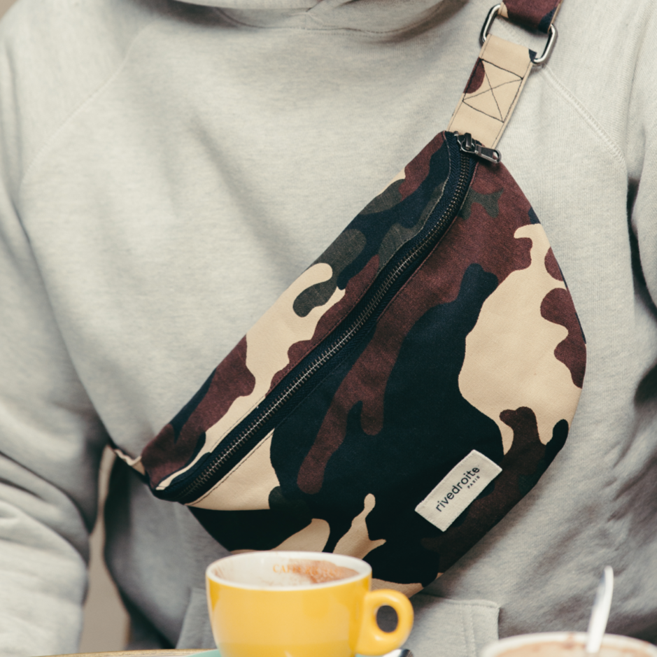 Waist bag Custine camo - multiple sizes