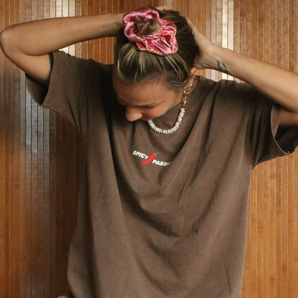 Scrunchie sea beauty pink