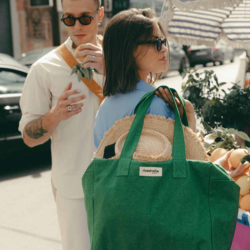 Weekend bag celestin palm green