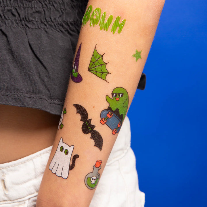 Boo! glow in the dark tattoos (3+ years)