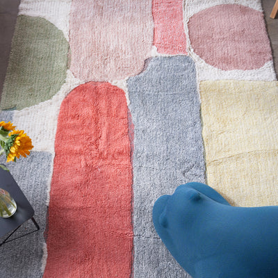 Wasbaar wollen tapijt Abstract / 170x240cm 