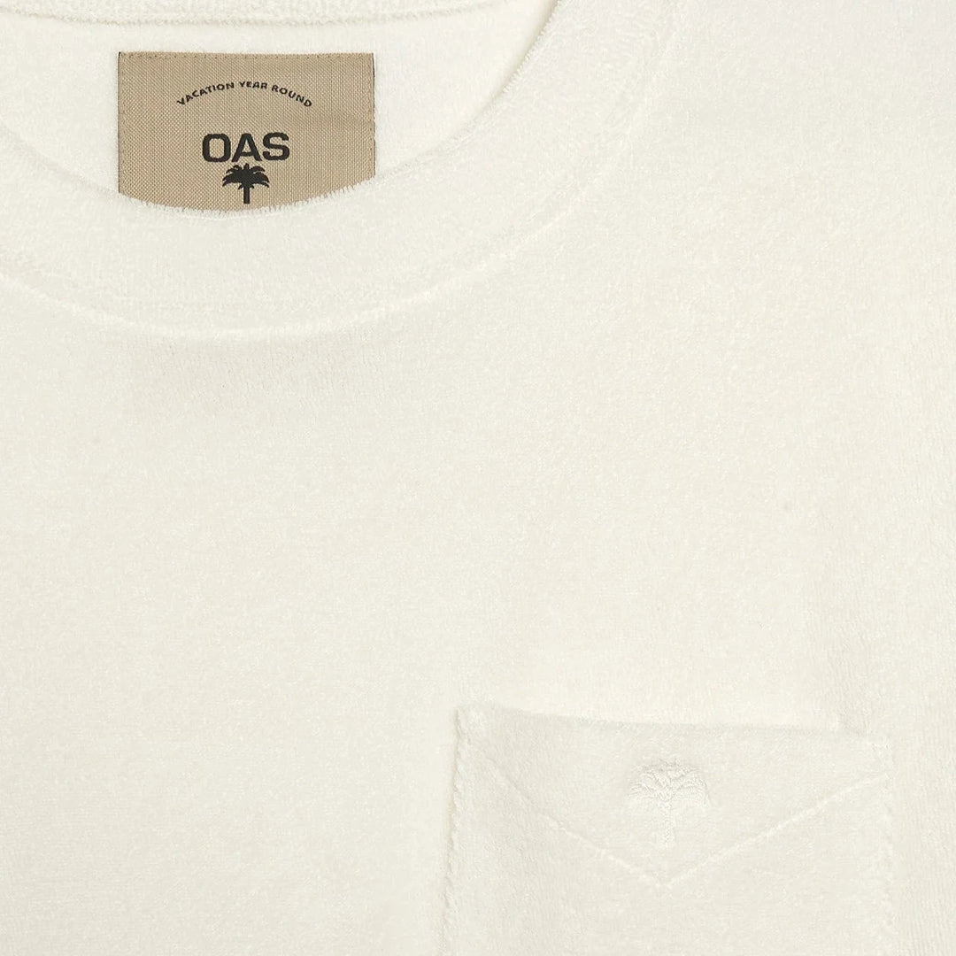 Tee terry white / last size S