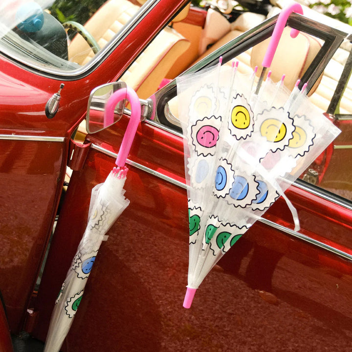 Smiley umbrella kids