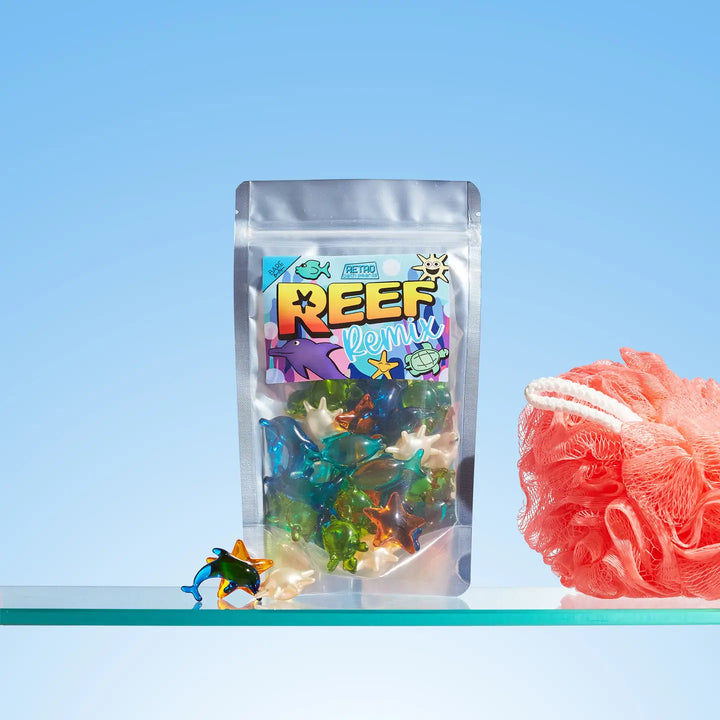 Retro bath pearls: ocean