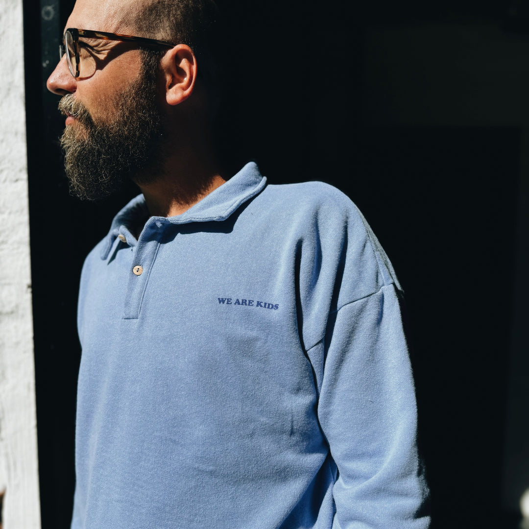 We Are Kids - Sweater Polo adults tender blue / M-L