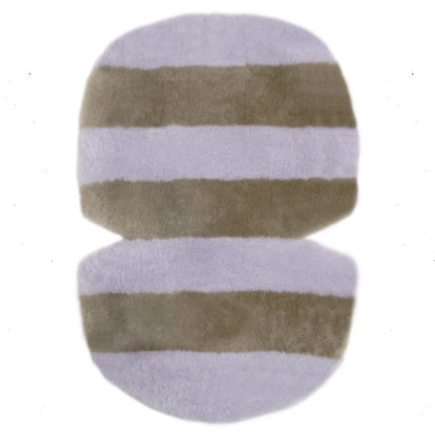 Snuggler stripes: half moon & violet toastie