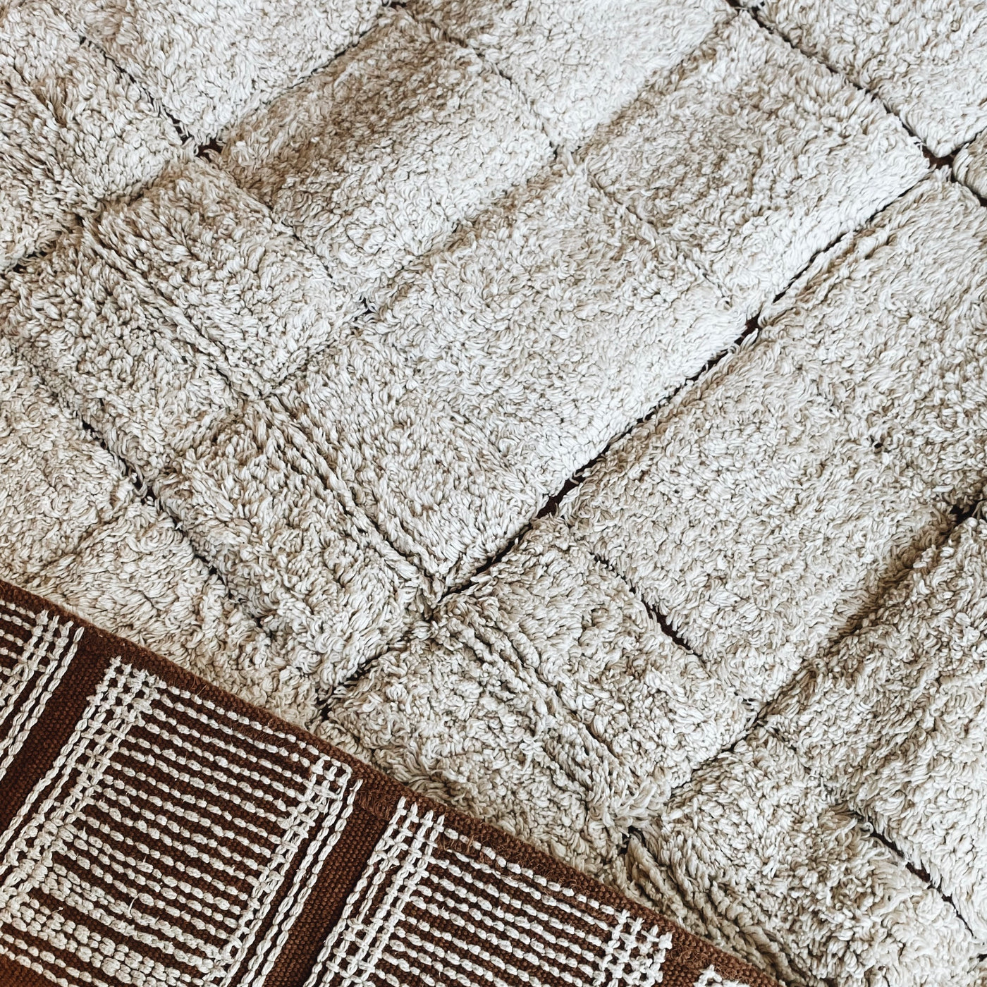 Cotton washable rug Mosaic S / 120 x 160cm