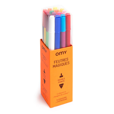 16 Magic erasable felt pens