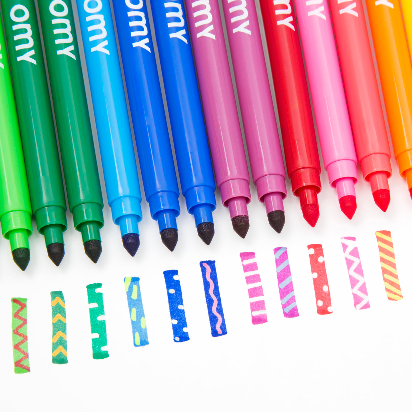 16 Magic erasable felt pens