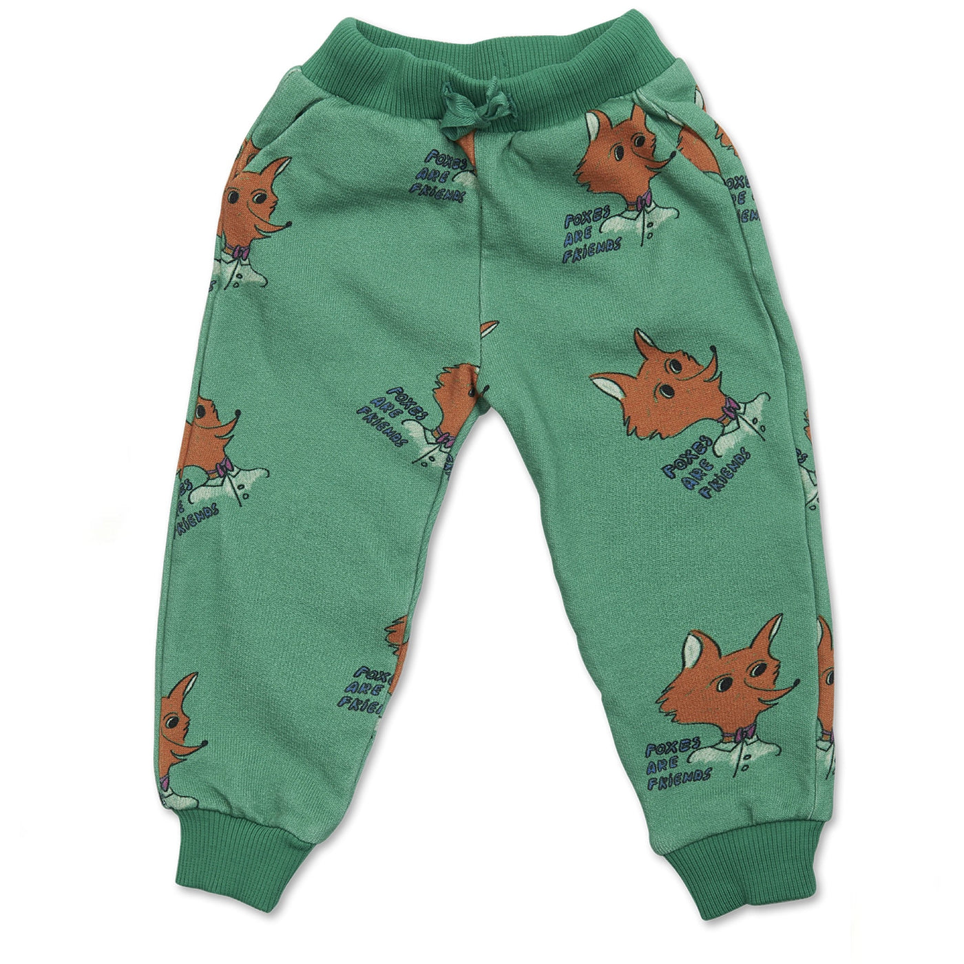 Wander & Wonder - Baby sweatpants green fox / 6-12m