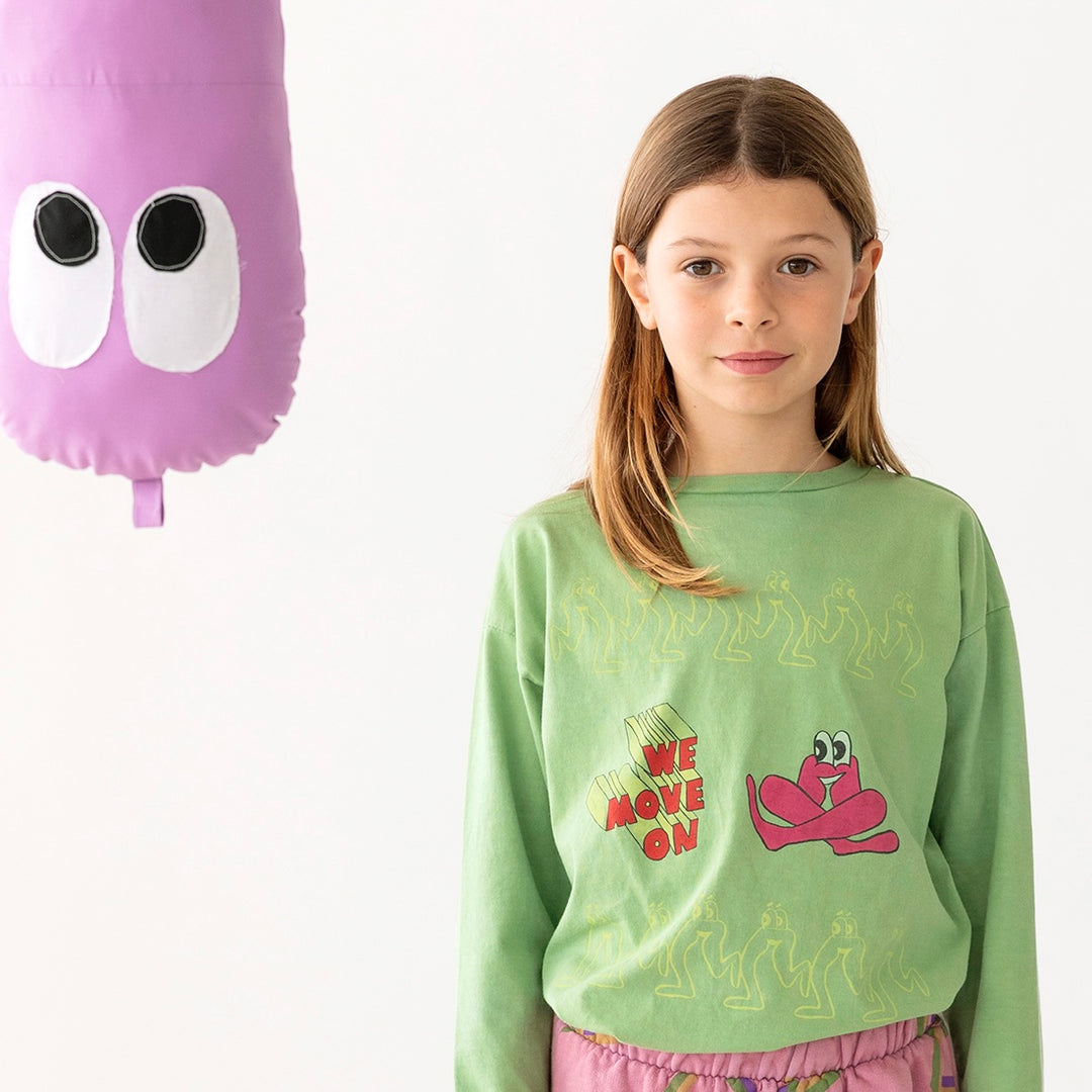 Fresh Dinosaurs - T-shirt long sleeves we move on / 2-3y