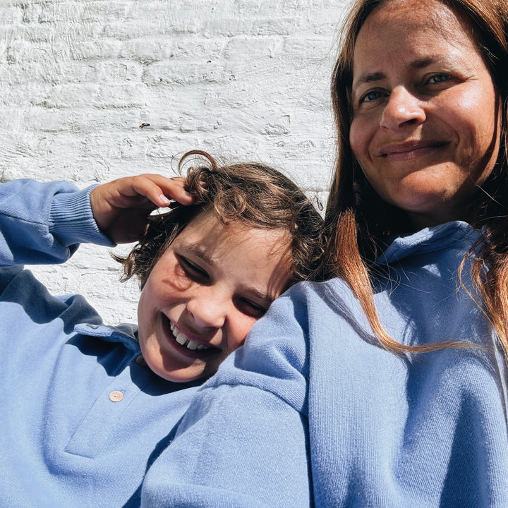 We Are Kids - Sweater Polo adults tender blue / M-L