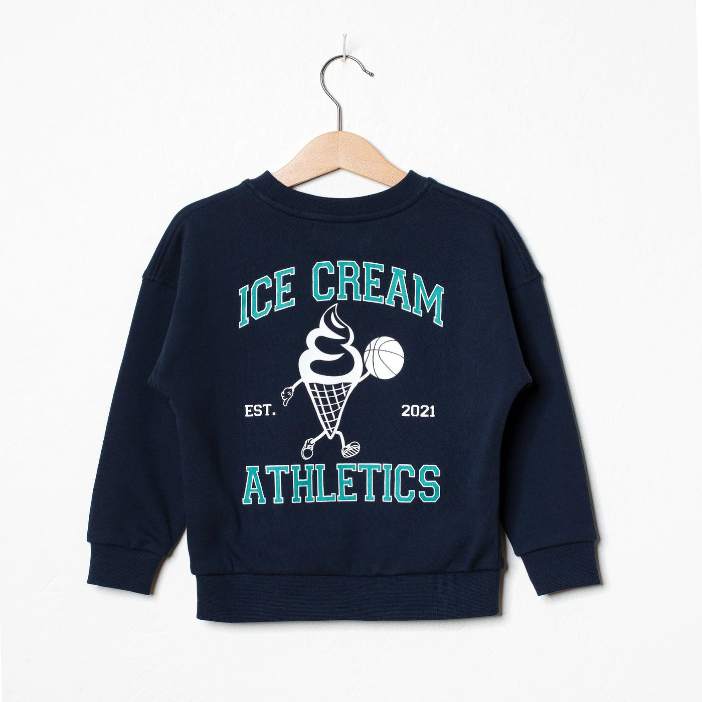 Sweater ice cream donker blauw kids 