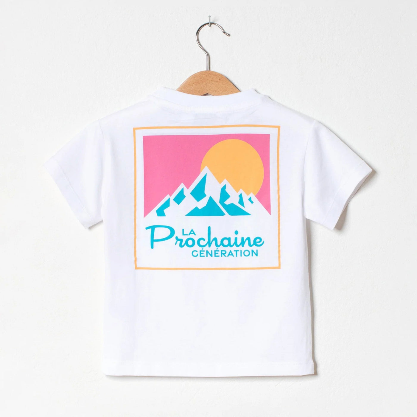 T-shirt mountain gebroken wit kids 