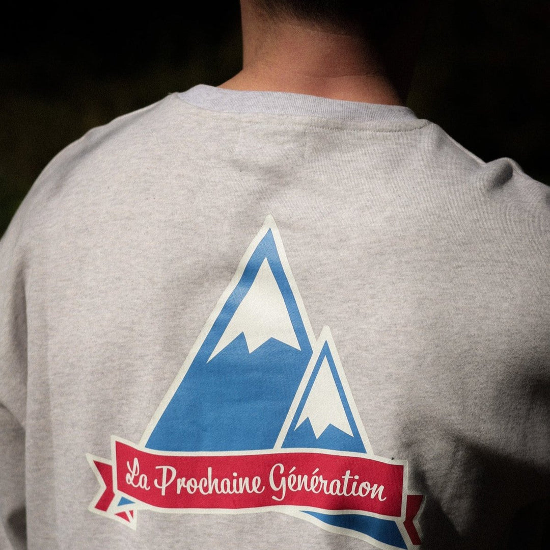 Sweater mountain light grey adults / last size M