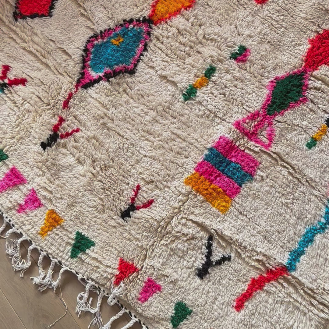 Azilal Site multi berber rug / approx. 255 x 163cm