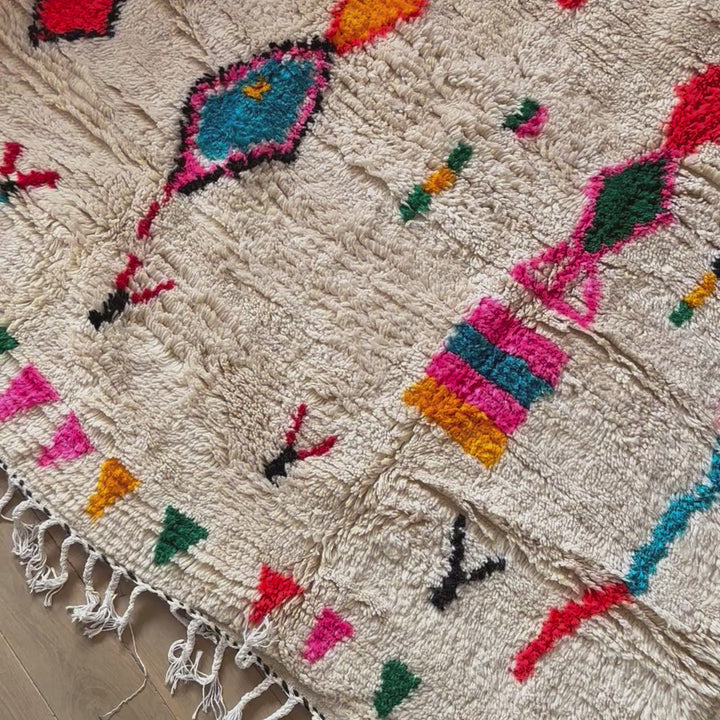 Azilal Site multi berber rug / approx. 255 x 163cm