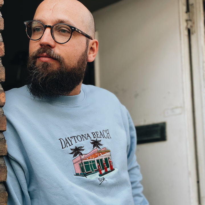 Maison Labiche - Sweatshirt daytona beach pastel blue /  L