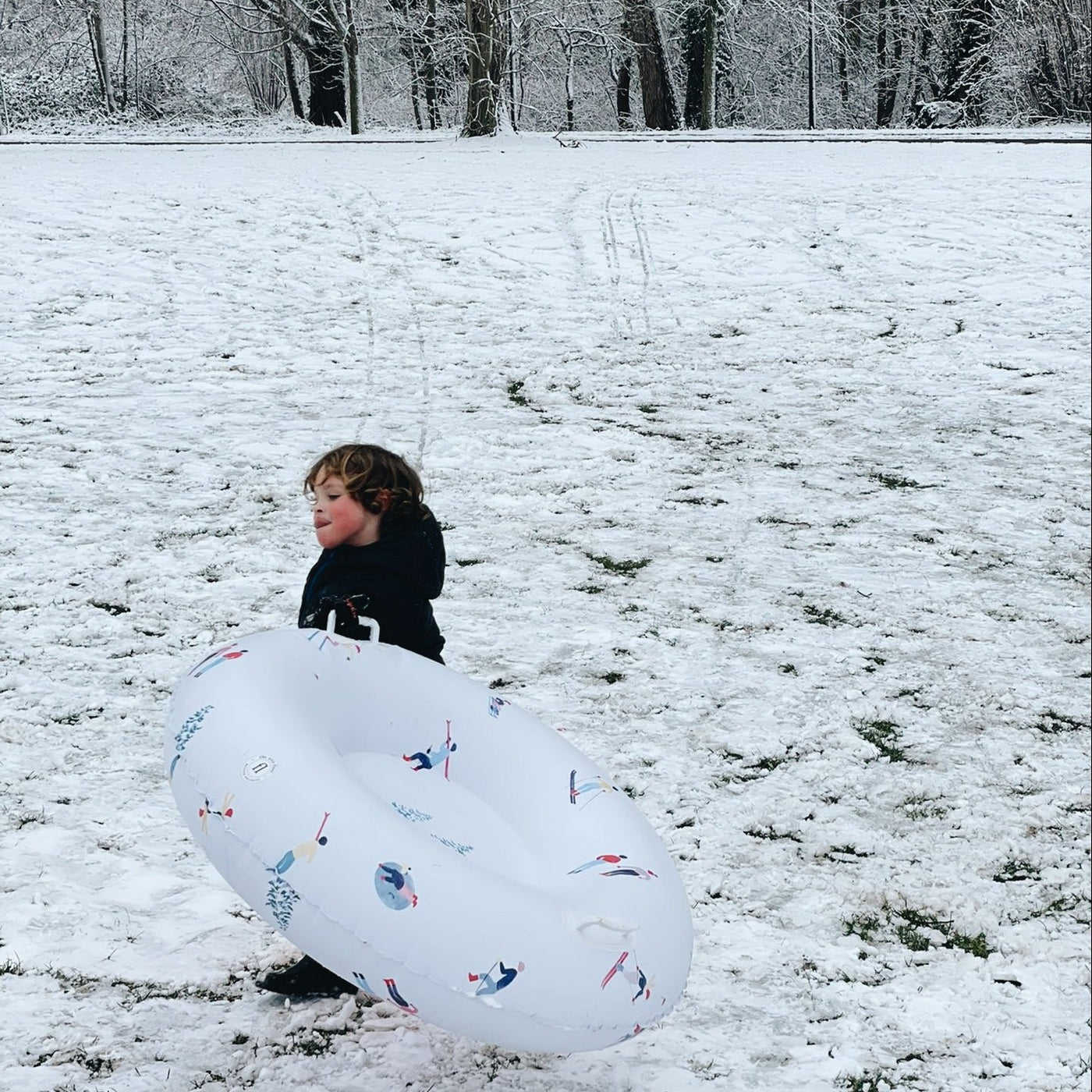 Inflatable sledge aspen