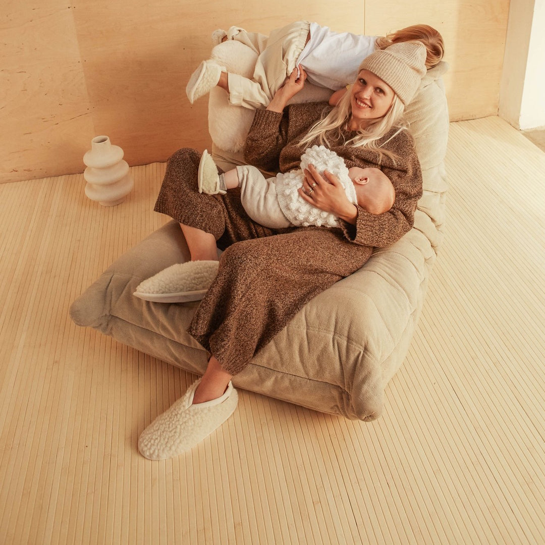 Binibamba - Women's merino booties ONE SIZE (38-40) - multiple colours