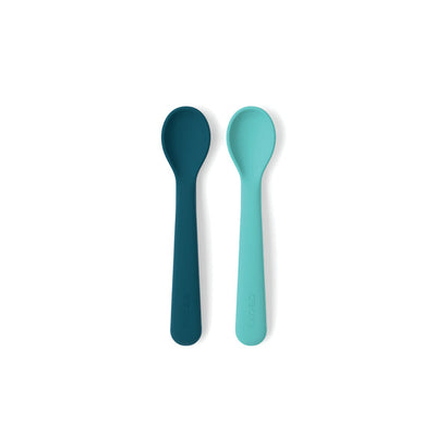 Spoon set silicone (pack of 2) - multiple colours