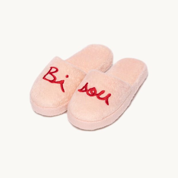 Mathilde Cabanas - Bisou pink slipper kids / 31-32 & 34-35