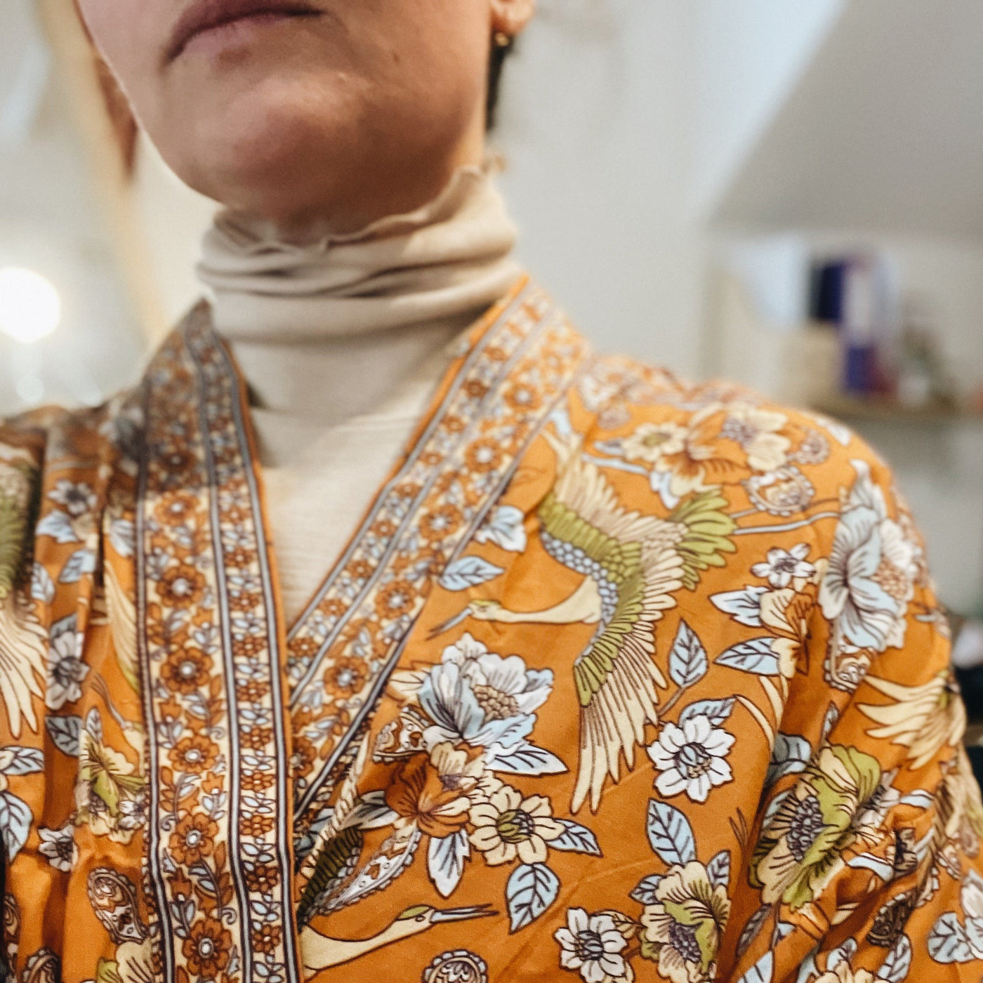 Kimono madame shanghai saffron adults / one size