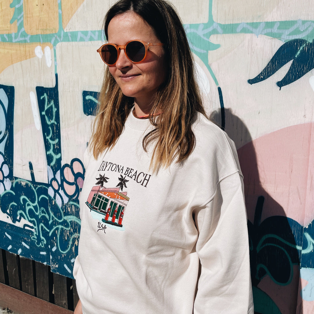 Maison Labiche - Sweatshirt daytona beach beige / S & L