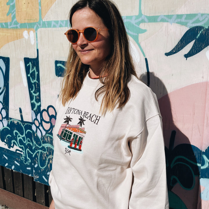 Maison Labiche - Sweatshirt daytona beach beige / S & L