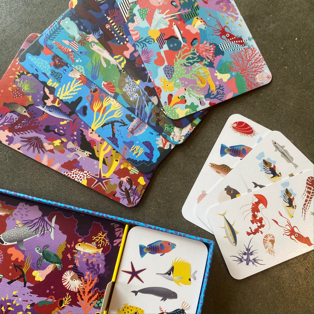 Who's hiding in the ocean - a spot and match game (4+ years)
