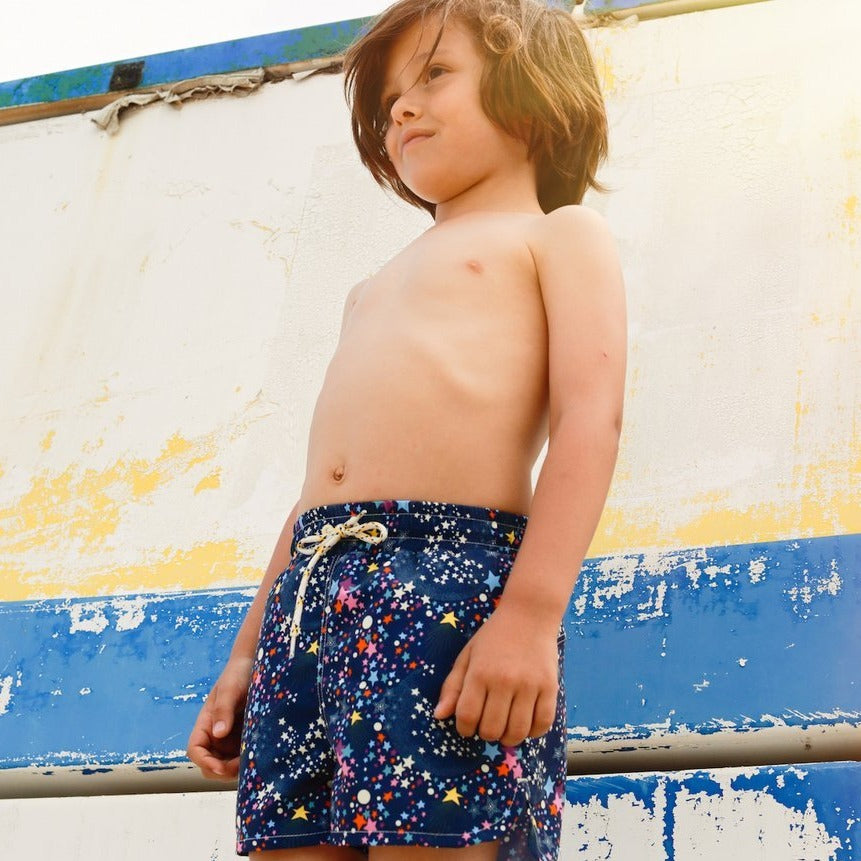 Pacific Rainbow - Swimtrunks jim stars navy / 2y & 3y