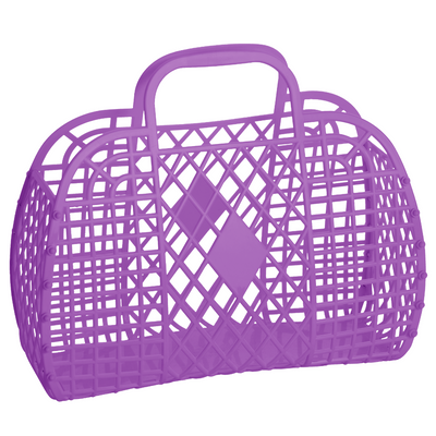 Retro basket large - multiple colours