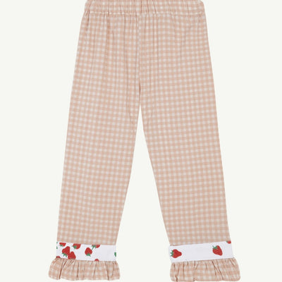 Yellow Pelota - Trousers pie & strawberries / 4y, 6y & 8y