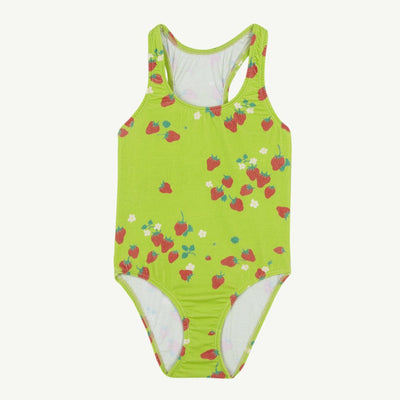 Yellow Pelota - Swimsuit strawberry green / 2y, 3y, 4y, 6y & 8y