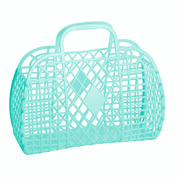 Retro basket small - multiple colours