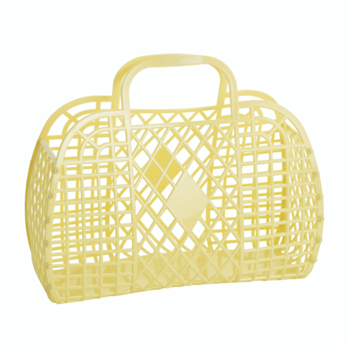 Retro basket small - multiple colours