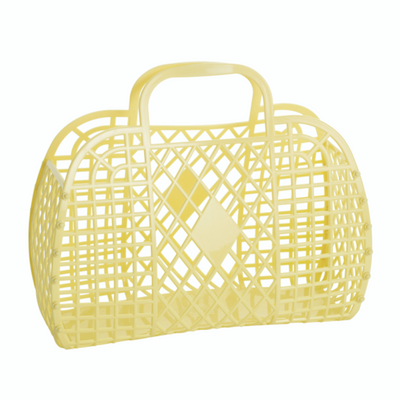 Retro basket small - multiple colours