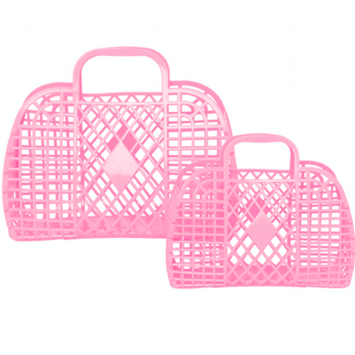 Retro basket small - multiple colours