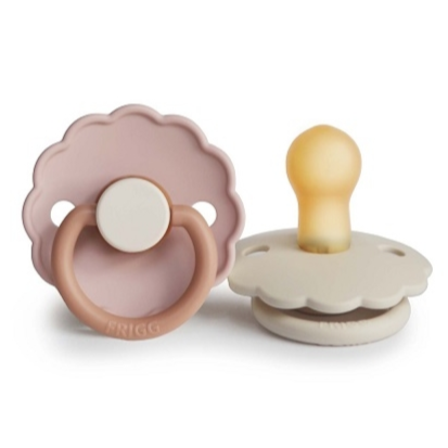 Daisy pacifier biscuit & cream