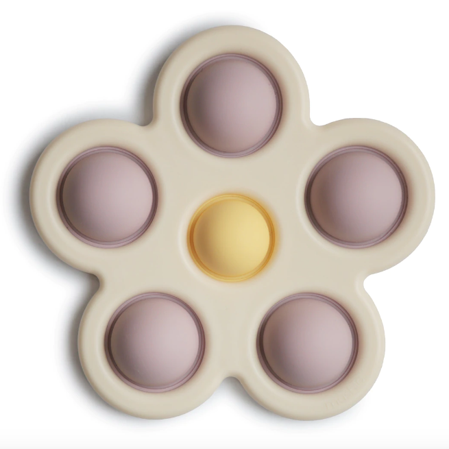 Press toy flower - multiple colours