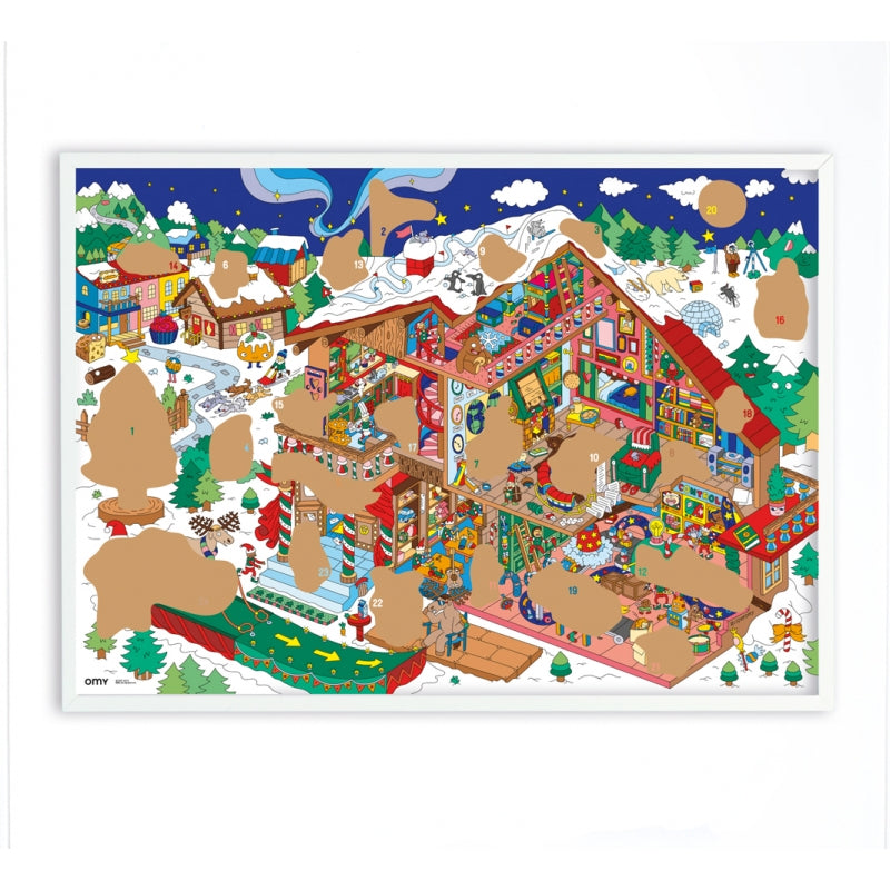 KERSTCOLLECTIE! Krasposter adventskalender (3+ jaar)
