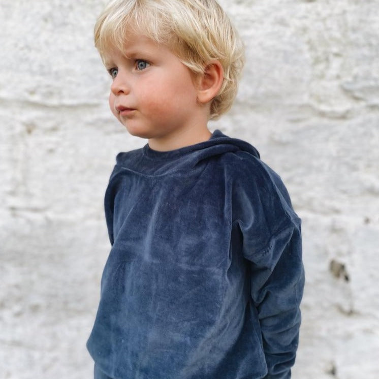 We Are Kids - Sweater Sacha velvet carbone / 4-5y