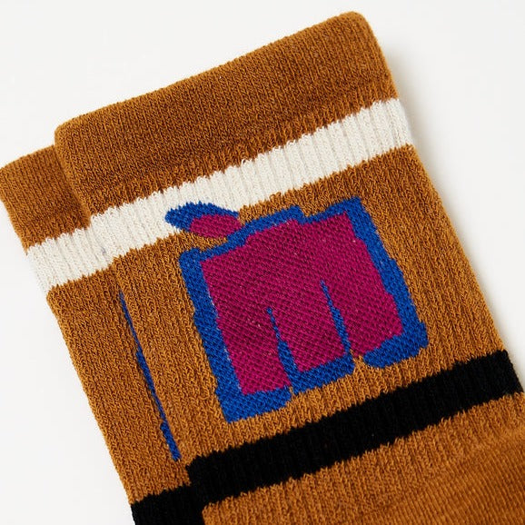 Maison Mangostan - logo sokken - meerdere kleuren