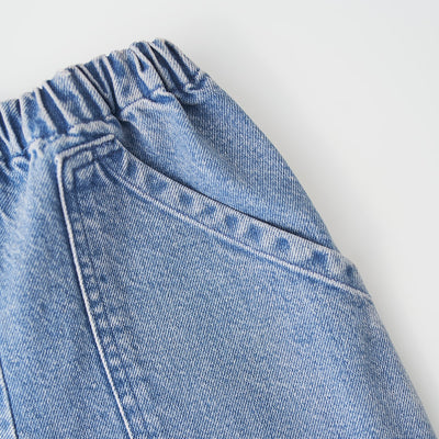 Wide jeans light blue / 8-10y