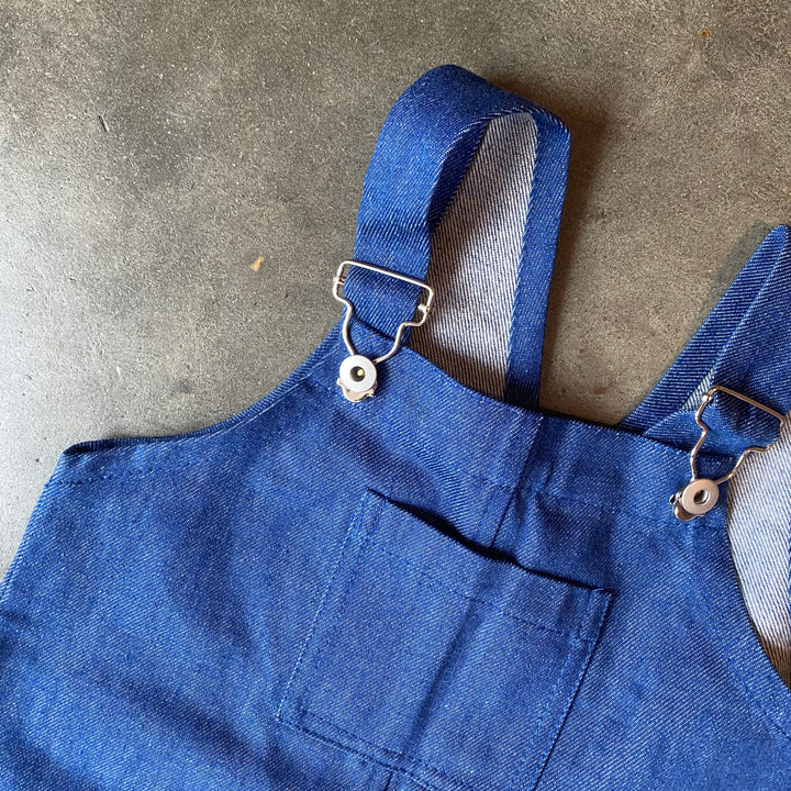 P Denim - Dungaree blue denim / 8-10y