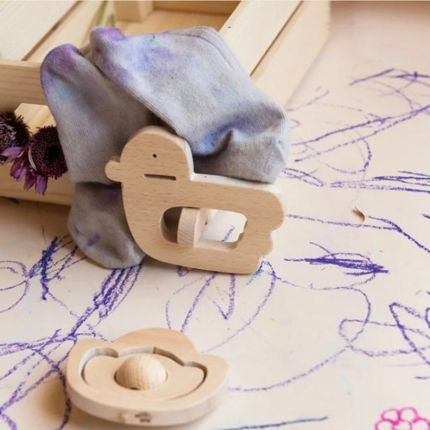 KMR Childwood - Wooden rattle Kwak