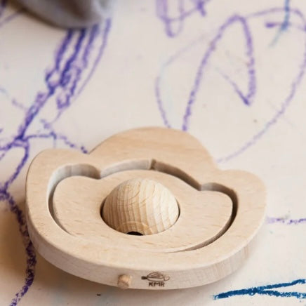 KMR Childwood - Wooden rattle Poppy