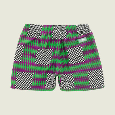 Swimshorts Orchid chess adult
