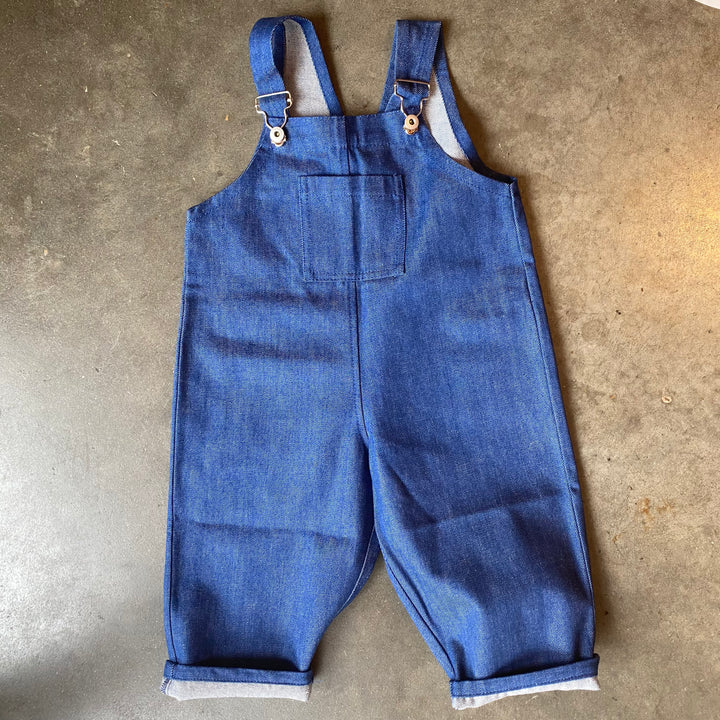 P Denim - Dungaree blue denim / 8-10y